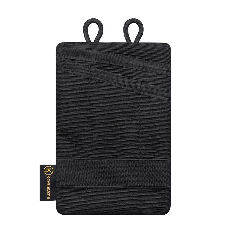Kosibate Tactical EDC Molle Pouch Mini Wallet Card Key Belt Waist Pack Camping Hiking Hunting Outdoor Coin Purse