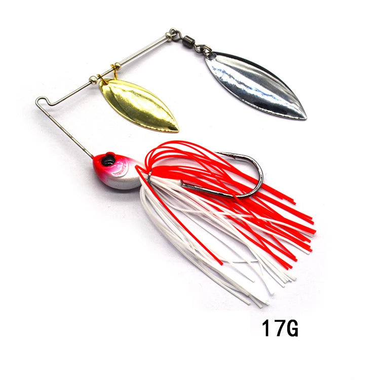1pcs Fishing Lure 13/18g Wobblers Lures Spinners Spoon Bait For Pike Peche Tackle All Artificial Baits Metal Sequins Spinnerbait