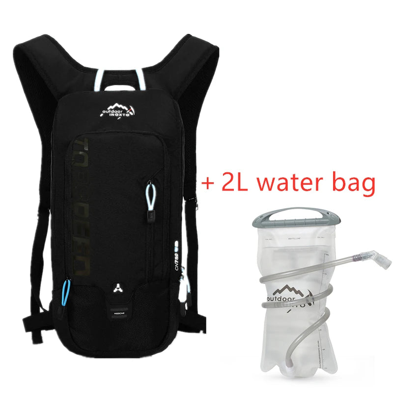 INOXTO 6L Cycling Bag Men's Women Riding Waterproof Breathable Bicycle Backpack,Bicycle Water Bag,Bicycle helmet