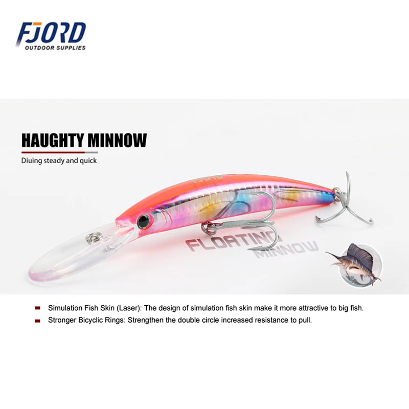FJORD 110mm 17g Float Sea-bream Surfcasting Catch Fishing Carp Tackle Perch Artificial Bait Surface Top Water Lure Fishing item