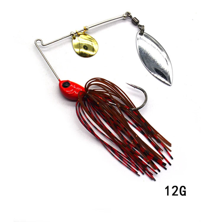 1pcs Fishing Lure 13/18g Wobblers Lures Spinners Spoon Bait For Pike Peche Tackle All Artificial Baits Metal Sequins Spinnerbait