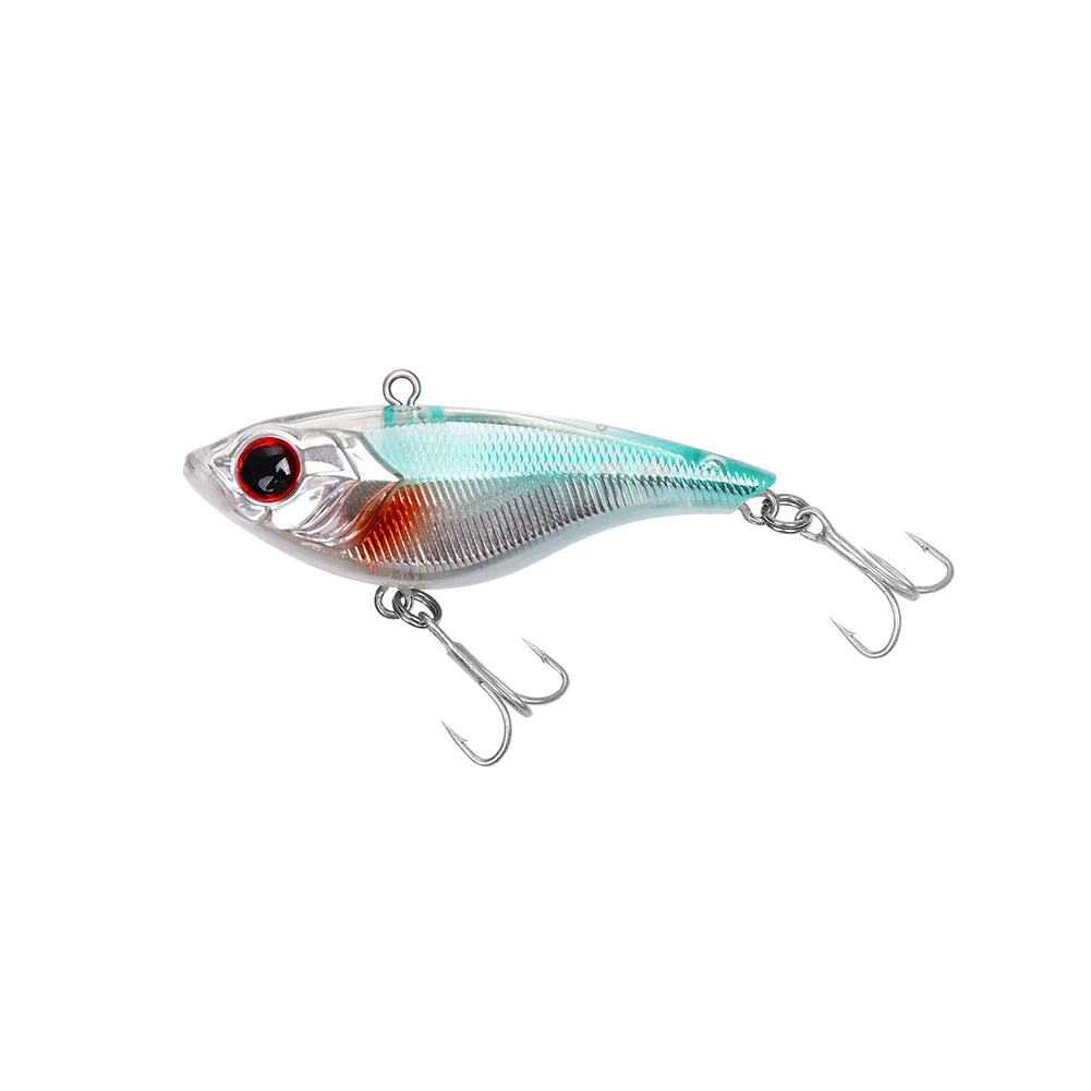 BassLegend Japan Ice Fishing Sinking Lipless Crankbait Vibration Lure VIB Sea Bass Pike Minnow Wobblers 64S 64mm 14g