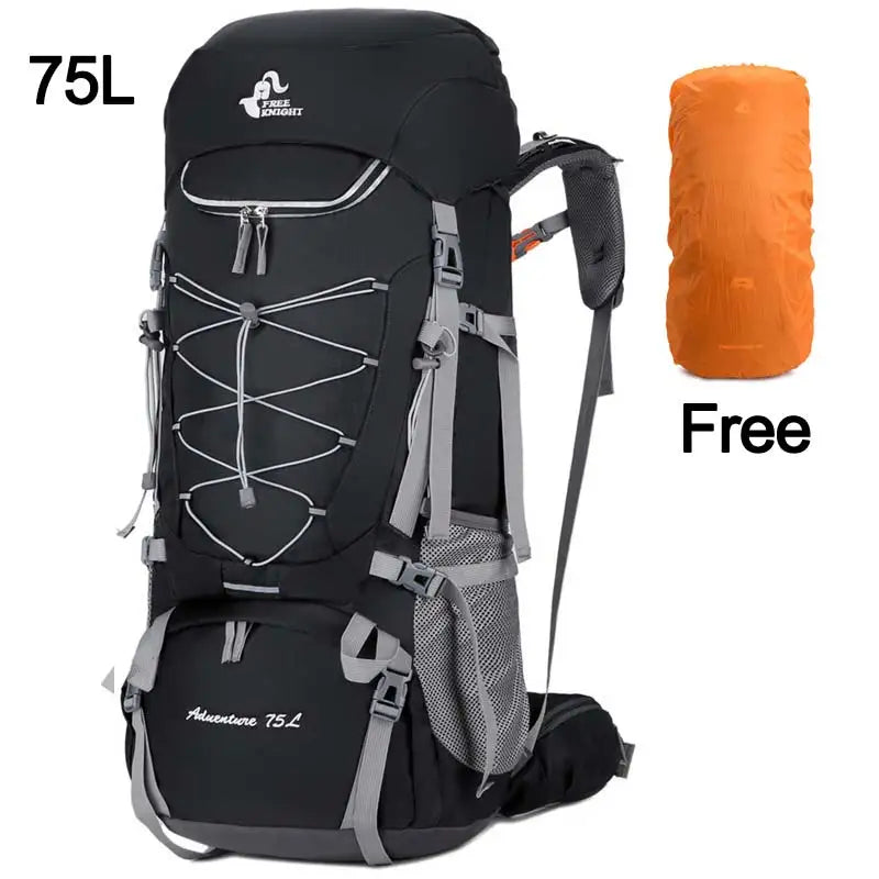 Camping Backpack Hiking Bag Sports Outdoor Bags For Men 75L Large With Rain Cover Travel Climbing Mountaineering Trekking Bag