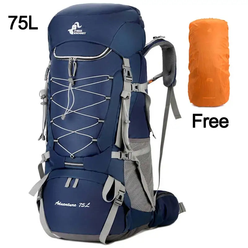 Camping Backpack Hiking Bag Sports Outdoor Bags For Men 75L Large With Rain Cover Travel Climbing Mountaineering Trekking Bag