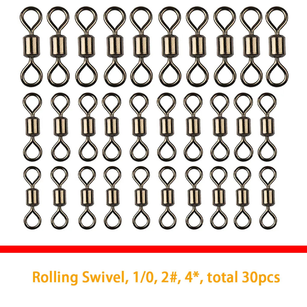 Fishing Tackles Set Professional Replacement Fittings Outdoor Fisherman Angling Kit Accessories with Storage Box