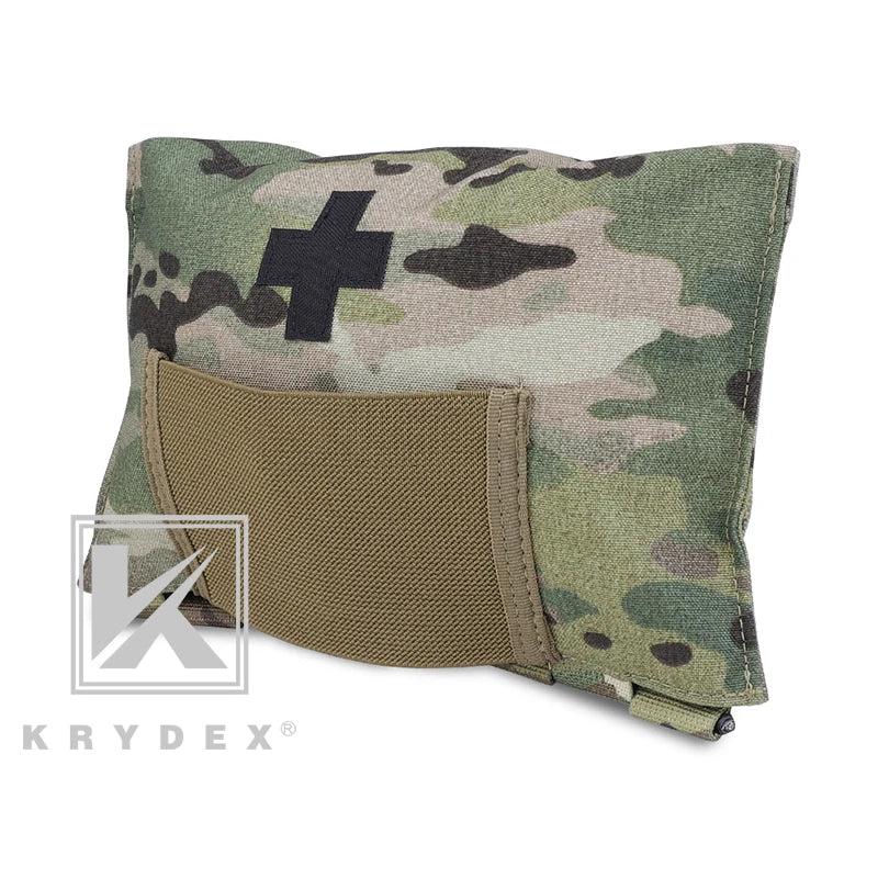 KRYDEX Seal Medical kit Pouch Tactical LBT9022 Quick Release Modular MOLLE Belt Outdoor Emergency Blow Out Storage Bag 5.5"*9"