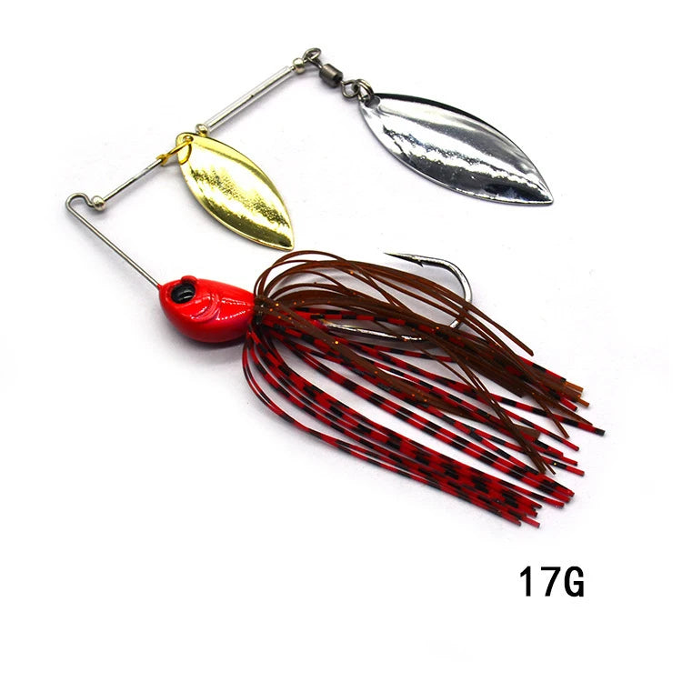 1pcs Fishing Lure 13/18g Wobblers Lures Spinners Spoon Bait For Pike Peche Tackle All Artificial Baits Metal Sequins Spinnerbait
