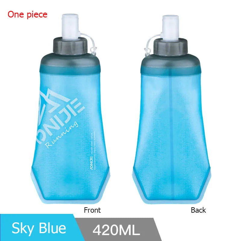 AONIJIE 420ml 500ml Outdoor Sports Hydration Bladder Heat Preservation Kettle Water Bottle For Running Hiking Cycling