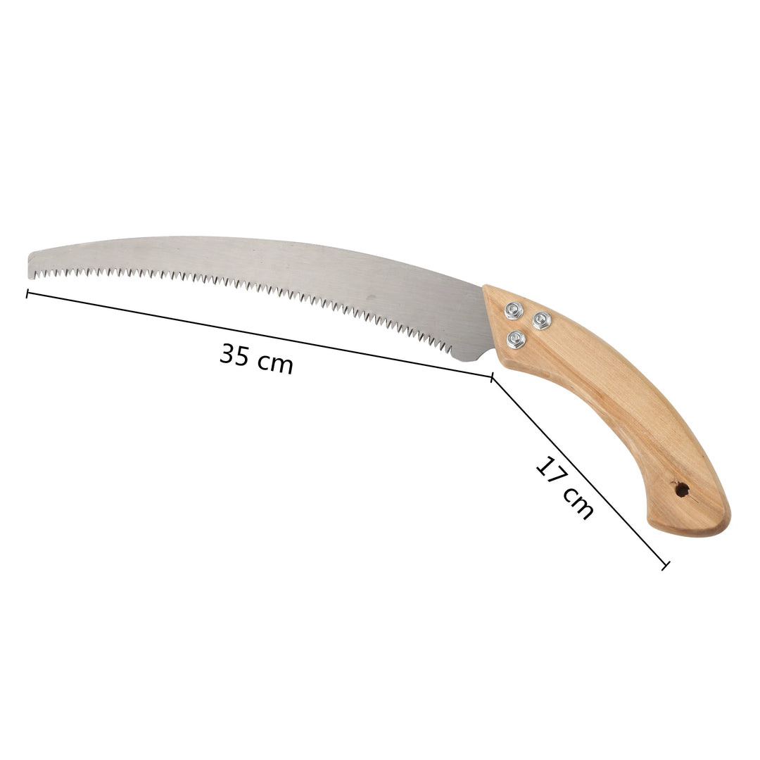 Wood Handle 3 Cutting Edges Pruning Hand Saw Portable Tree Trimmers Outdoor Camping Secateur Gardening Woodworking Logging Tool