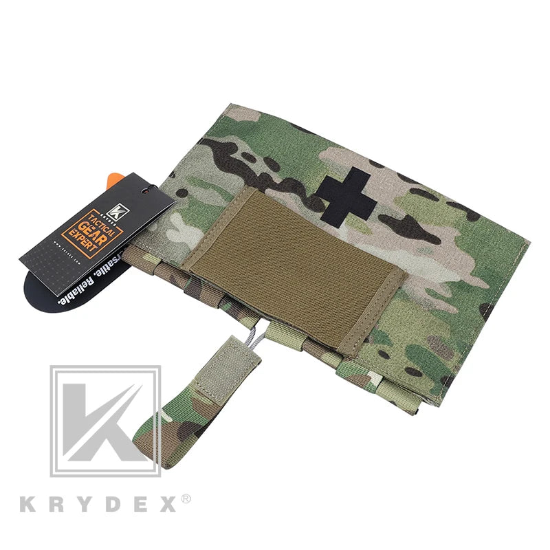 KRYDEX Seal Medical kit Pouch Tactical LBT9022 Quick Release Modular MOLLE Belt Outdoor Emergency Blow Out Storage Bag 5.5"*9"