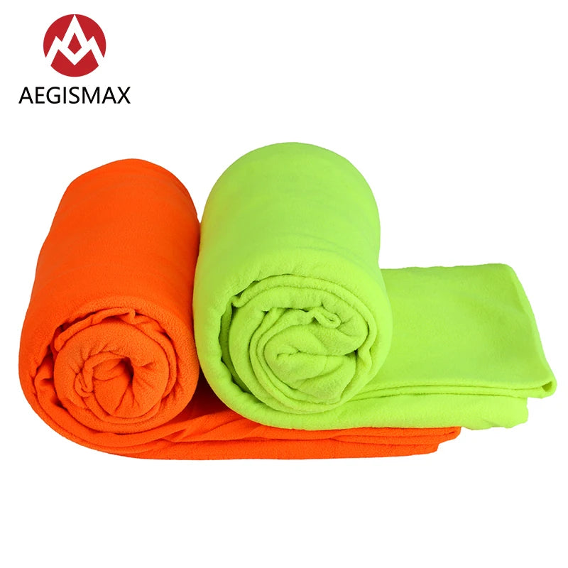 Aegismax Outdoor Fleece Sleeping Bag Envelope  portable  Camping  Ultralight Sleeping Bags Summer Sleeping Bags Travel Liner