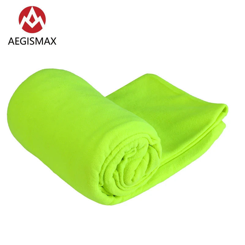 Aegismax Outdoor Fleece Sleeping Bag Envelope  portable  Camping  Ultralight Sleeping Bags Summer Sleeping Bags Travel Liner