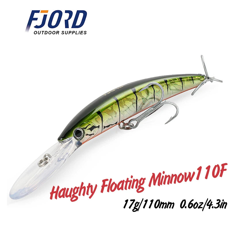FJORD 110mm 17g Float Sea-bream Surfcasting Catch Fishing Carp Tackle Perch Artificial Bait Surface Top Water Lure Fishing item