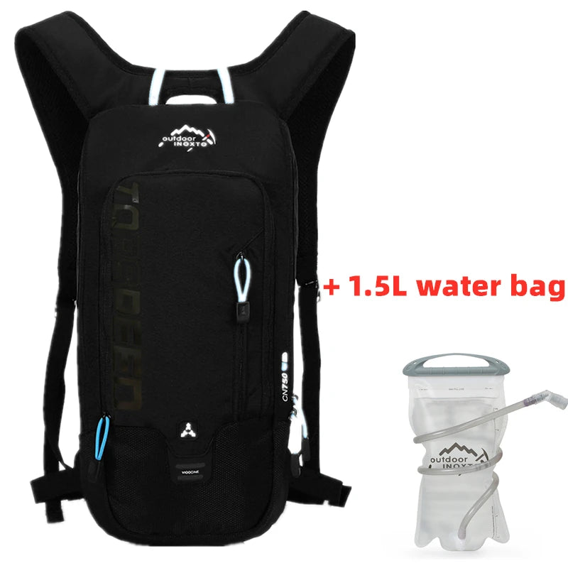 INOXTO 6L Cycling Bag Men's Women Riding Waterproof Breathable Bicycle Backpack,Bicycle Water Bag,Bicycle helmet