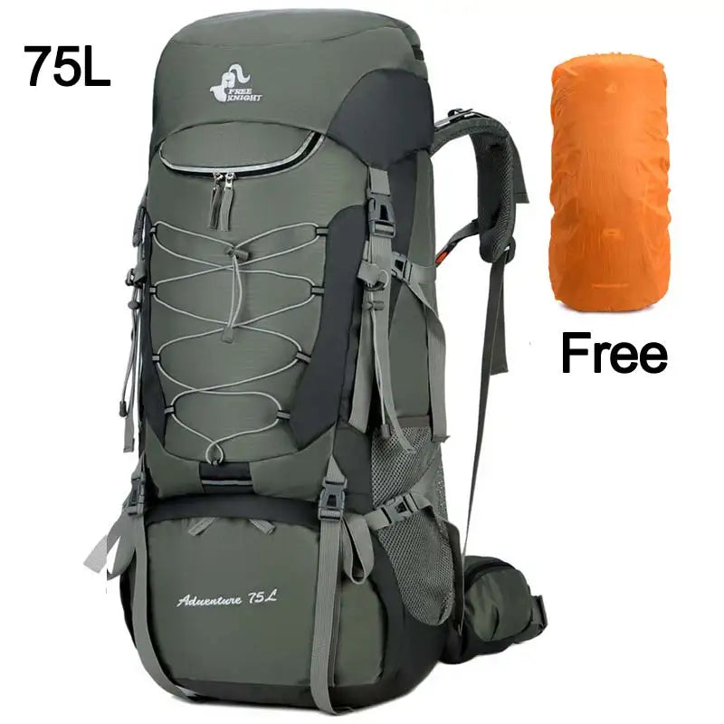 Camping Backpack Hiking Bag Sports Outdoor Bags For Men 75L Large With Rain Cover Travel Climbing Mountaineering Trekking Bag