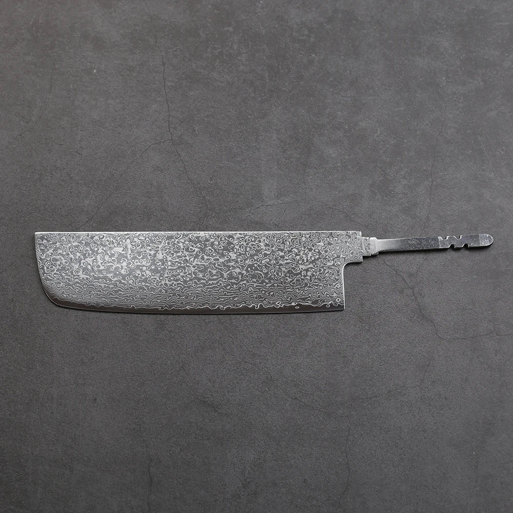 Knife Making Kit Nakiri Blade Blank 67 Layer Damascus Steel Knife DIY Handmade Japanese Professional Cooking Tools