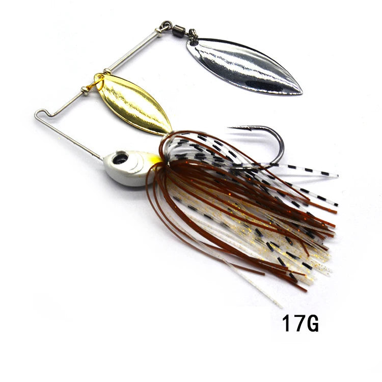 1pcs Fishing Lure 13/18g Wobblers Lures Spinners Spoon Bait For Pike Peche Tackle All Artificial Baits Metal Sequins Spinnerbait