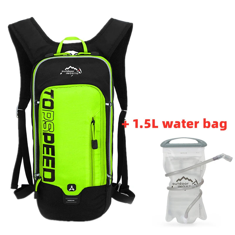 INOXTO 6L Cycling Bag Men's Women Riding Waterproof Breathable Bicycle Backpack,Bicycle Water Bag,Bicycle helmet