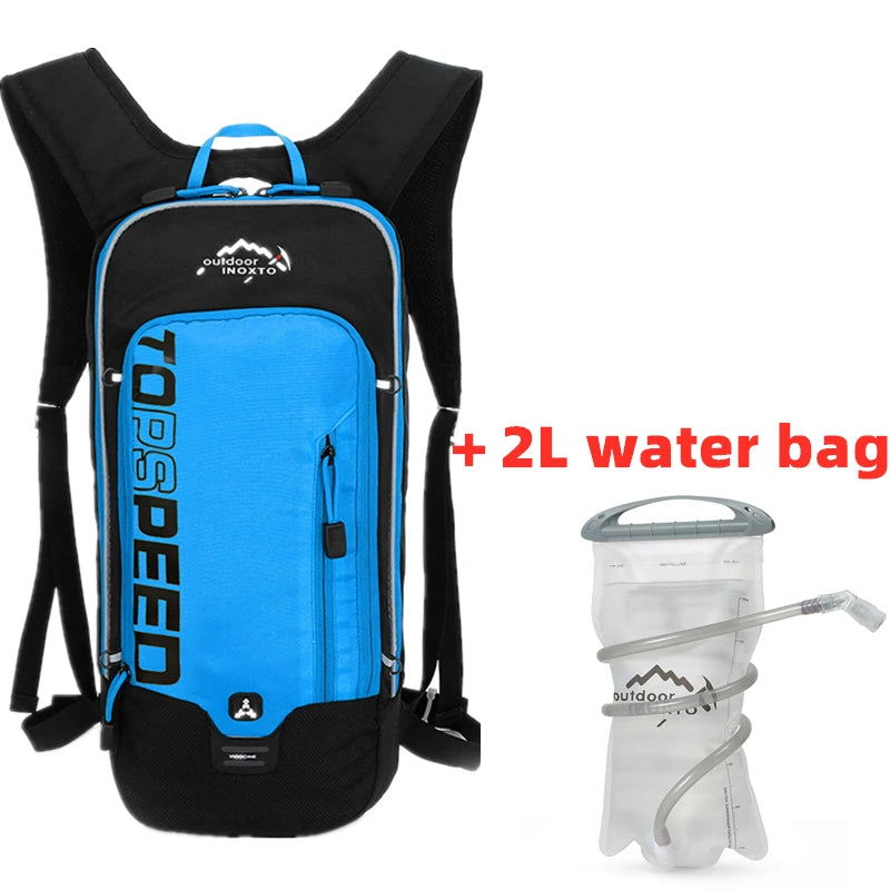 INOXTO 6L Cycling Bag Men's Women Riding Waterproof Breathable Bicycle Backpack,Bicycle Water Bag,Bicycle helmet
