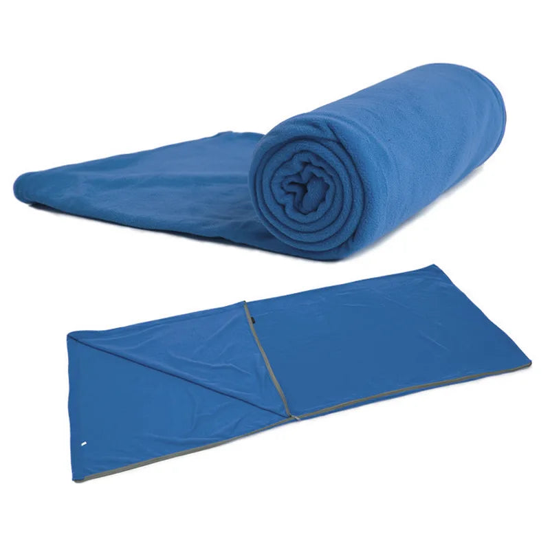 Outdoor Camping Fleece Sleeping Bag Multi Use Travel Inner Sleeping Bag
