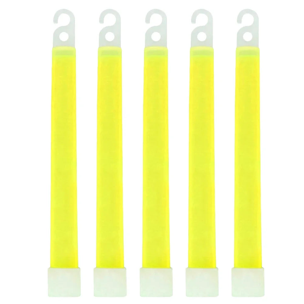 10-1PCS 6Inch Survival Kit Military Glow Light Military Survival Kit Glowing Stick For Camping And Emergency Survival Earthquak