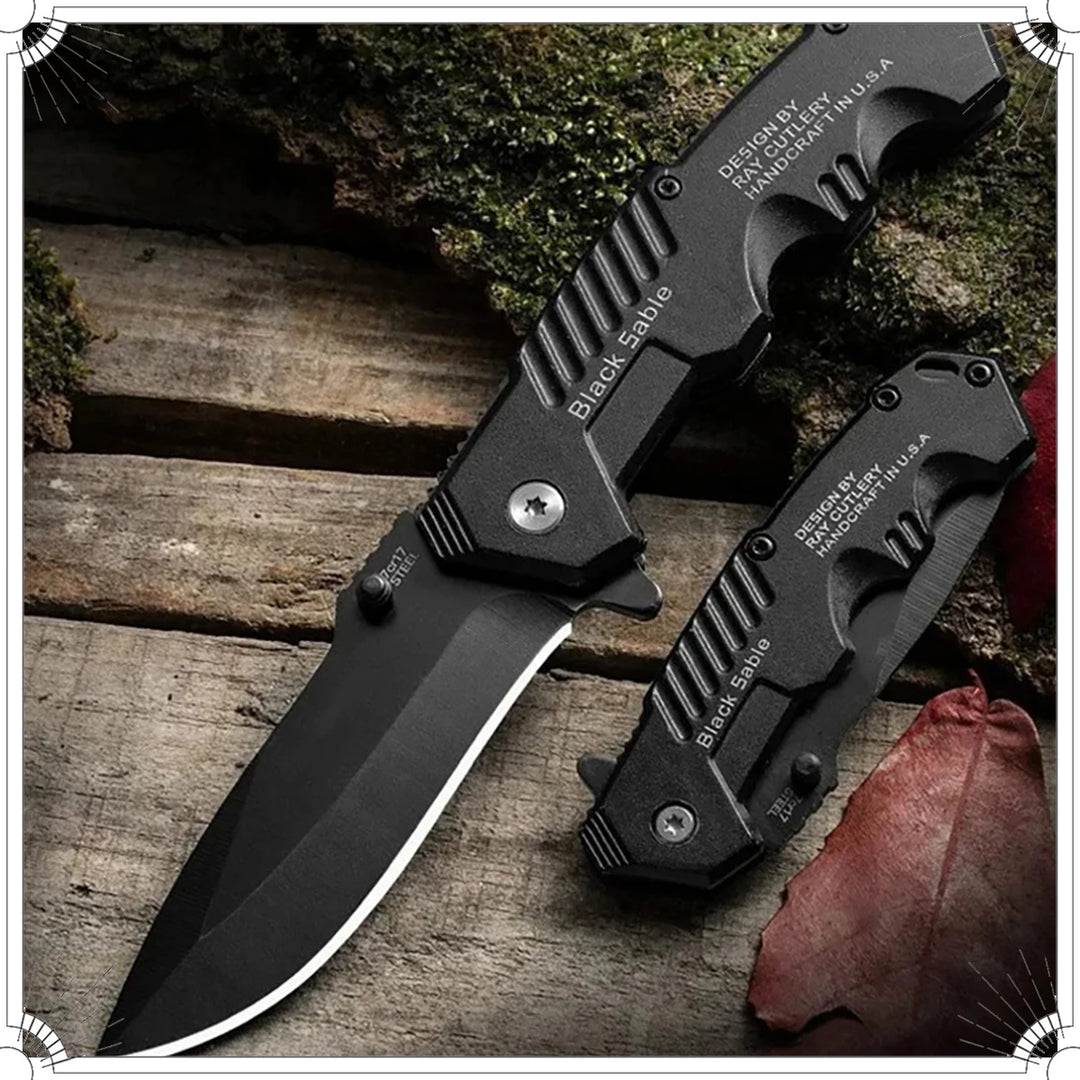 Portable Folding Knife Stainless Steel High Hardness EDC Kit Outdoor Mini Multi-Purpose Fruit Camping Survival Defensive Knife