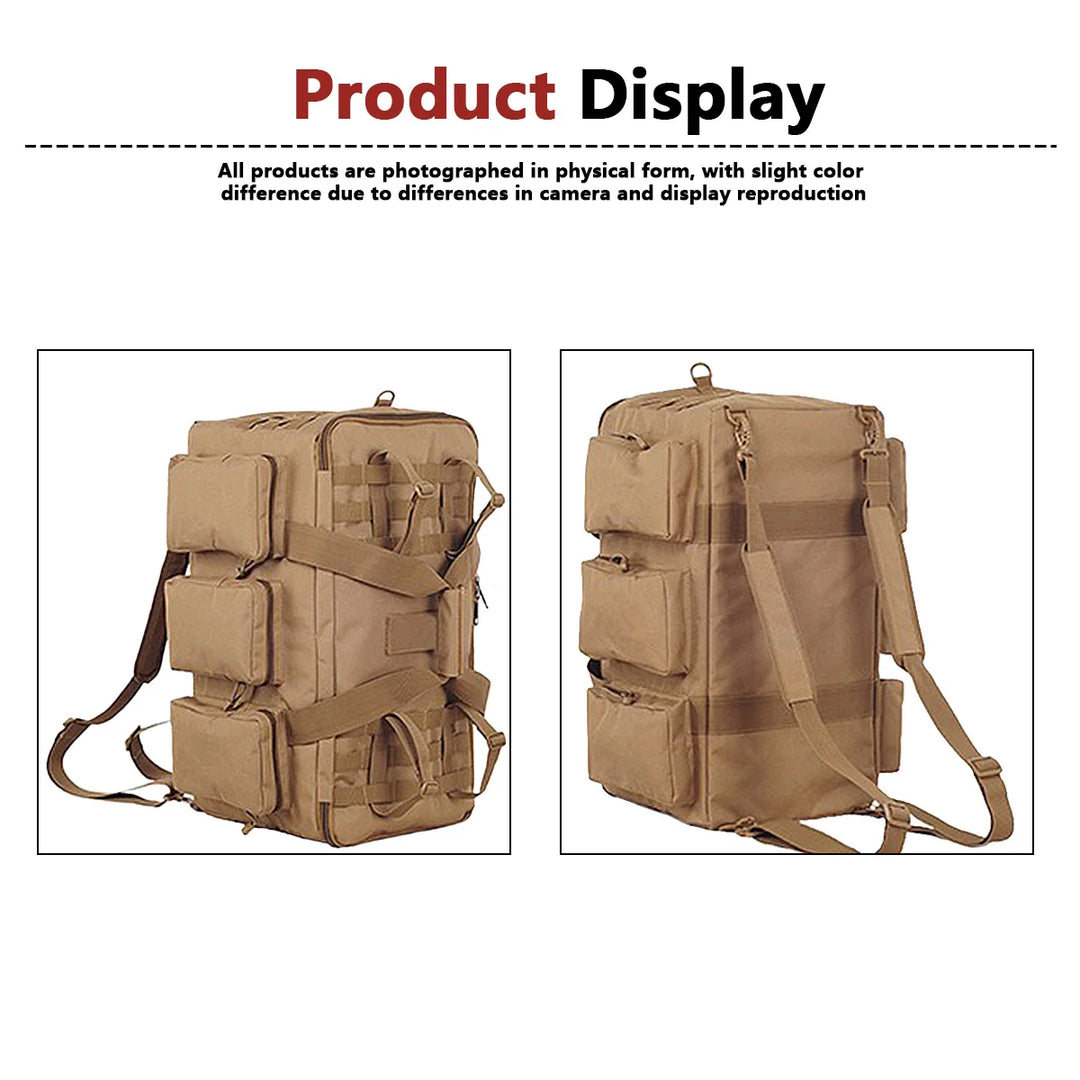 Tactical 55L Camping Bag Backpack Mountaineering Waist Bag Men Travel Outdoor Sports Molle Rucksack Hunting Shoulder Luggage Bag