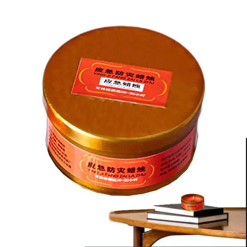 Long Lasting Candles Survival Light Source Candle Home Use Survival Gear Long Burning Survival Candles Windproof Camping Candle