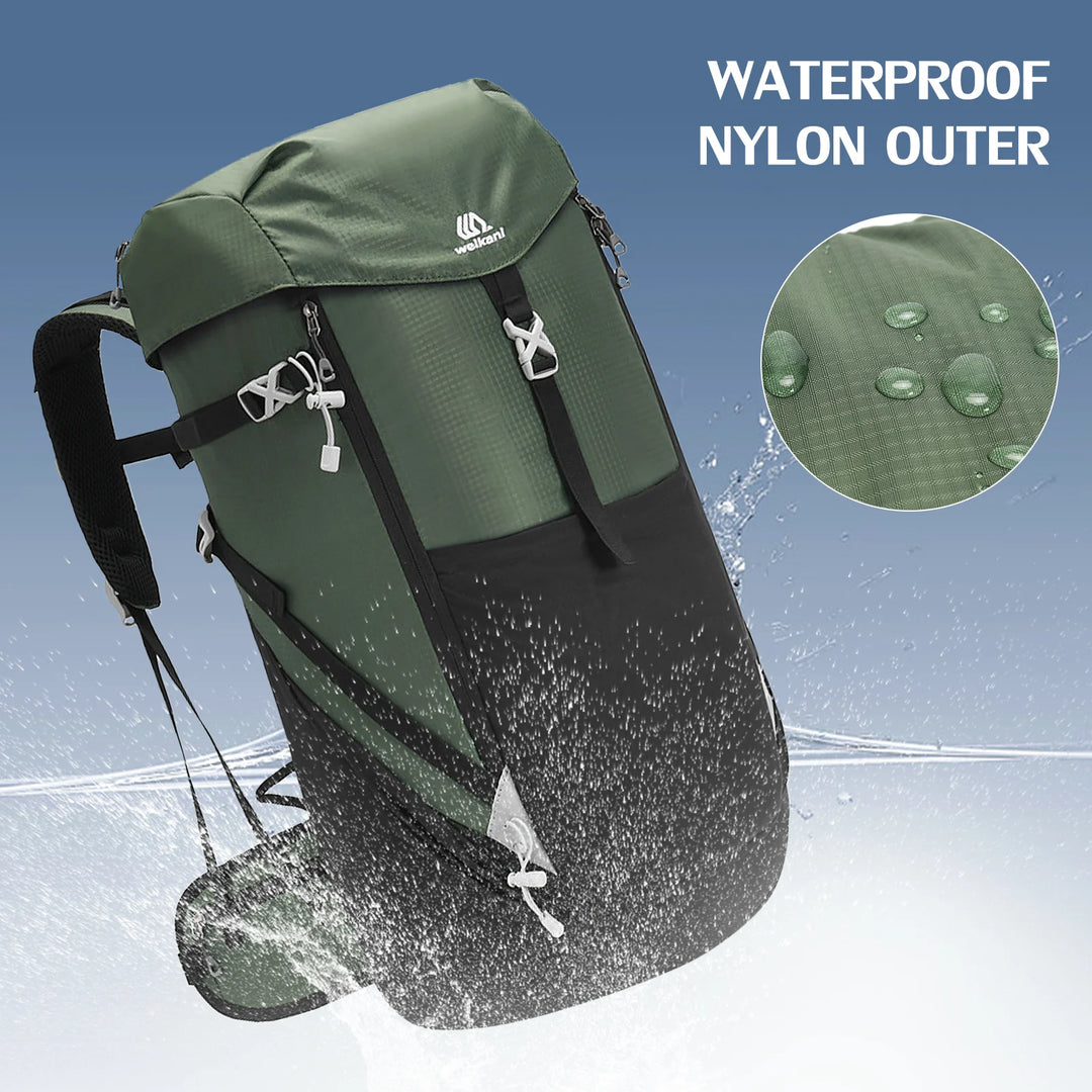 Outdoor Running Bag Bicycle Bag 50L Mountaineering Backpack Waterproof Riding Breathable Jogging Travel Daypack Bag for Riding