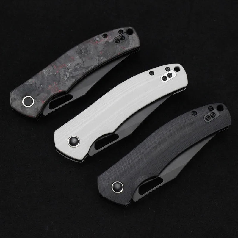 G0041 Pocket Folding Camping Knife 14C28N Blade G10 Handle Survival Hunting Tactical Knives Outdoor Mini Utility Fruit EDC Tools