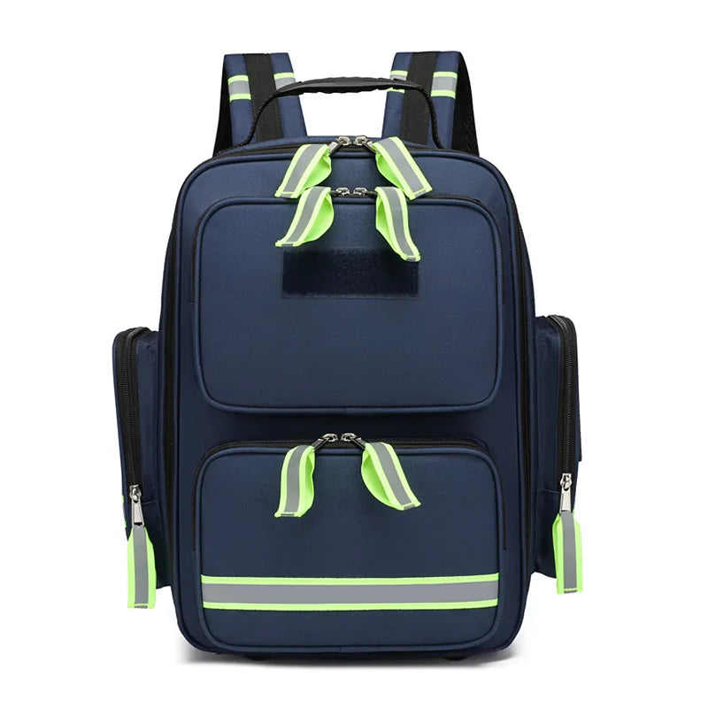 Outdoor Emergency First Aid Kit Medical Bag Rescue Large Capacity Case Waterproof Reflective Oxford Multi-pocket Travel Backpack