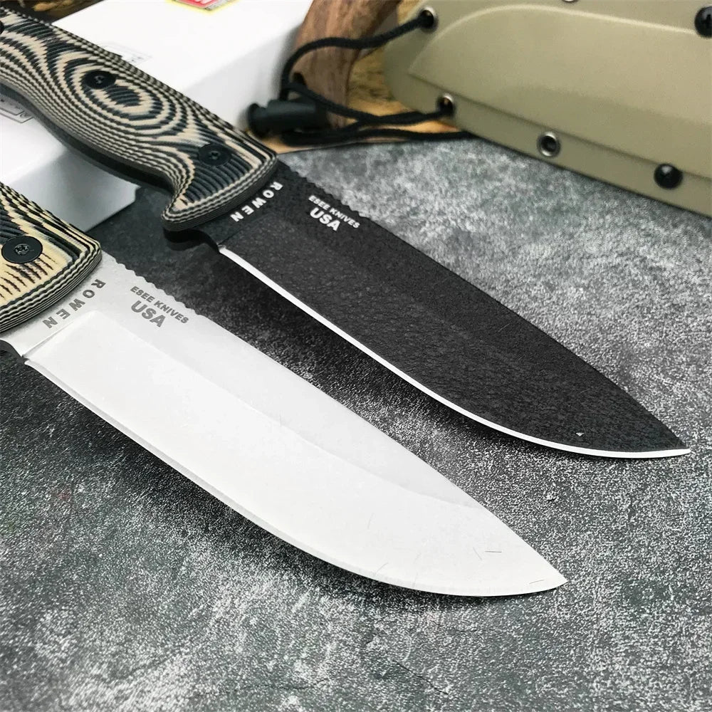 ESEE-5 Multitools Hunting Fixed Blade Knife  D2 Steel G10 Handle Outdoor Camping Cutting Tools EDC Tactical Survival Knives