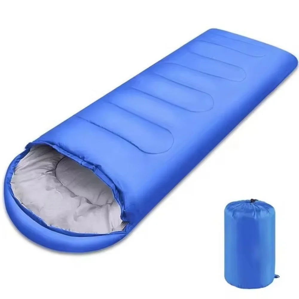 Camping Sleeping Bag Lightweight 4 Season Warm Envelope Backpacking Outdoor Mummy Cotton Winter Sleeping Bag