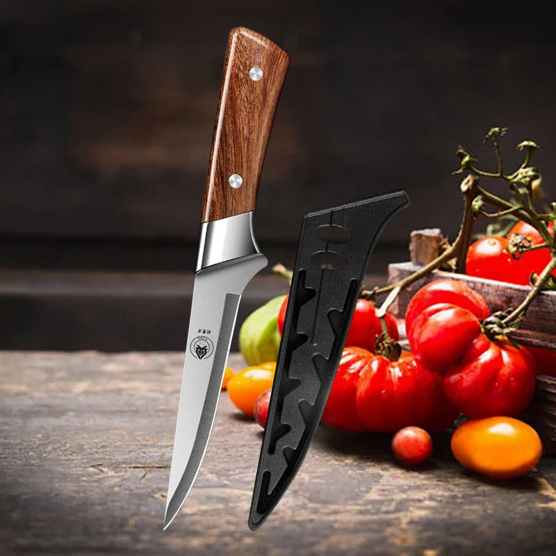 Professional Japanese Knife Multifunction Butcher Knives BBQ Cutter Chef Knives Meat Fish Slicing VegetablesCutter Cleaver Knife