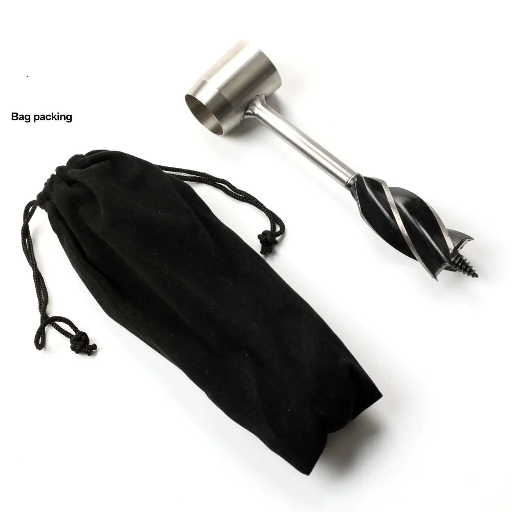 Drill Bit Protection Sleeve Auger Wrench Outdoor Survival Hand Drill Survival Gear Tool Sports Camping Bushcraft Accessory