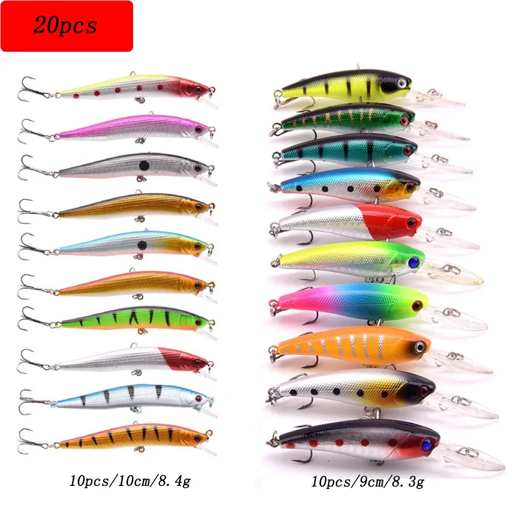 Fishing Lure Set Fishing Hard Bait Mini Minnow Floating Swing Crankbait Crazy Wobblers Artificial Bionic Crank Lures
