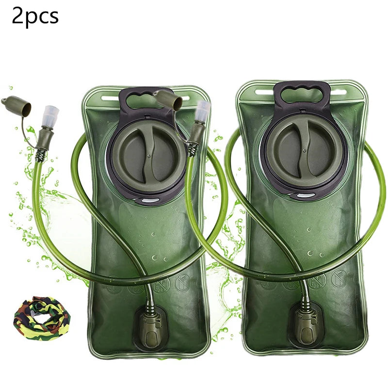 2L Leakproof and Durable Hydration Bladder One-Button Quick Release Hydration Bag BPA Free Leakproof for Camping and Hiking