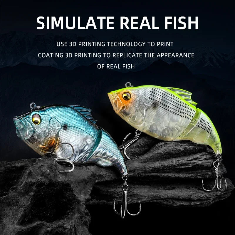 Pike Fishing Vatalion 115mm Vibration Jointed Bait Swimbait Bass Lure 41/43g Fishing Lure Floating  Vatalion 115F Leurre
