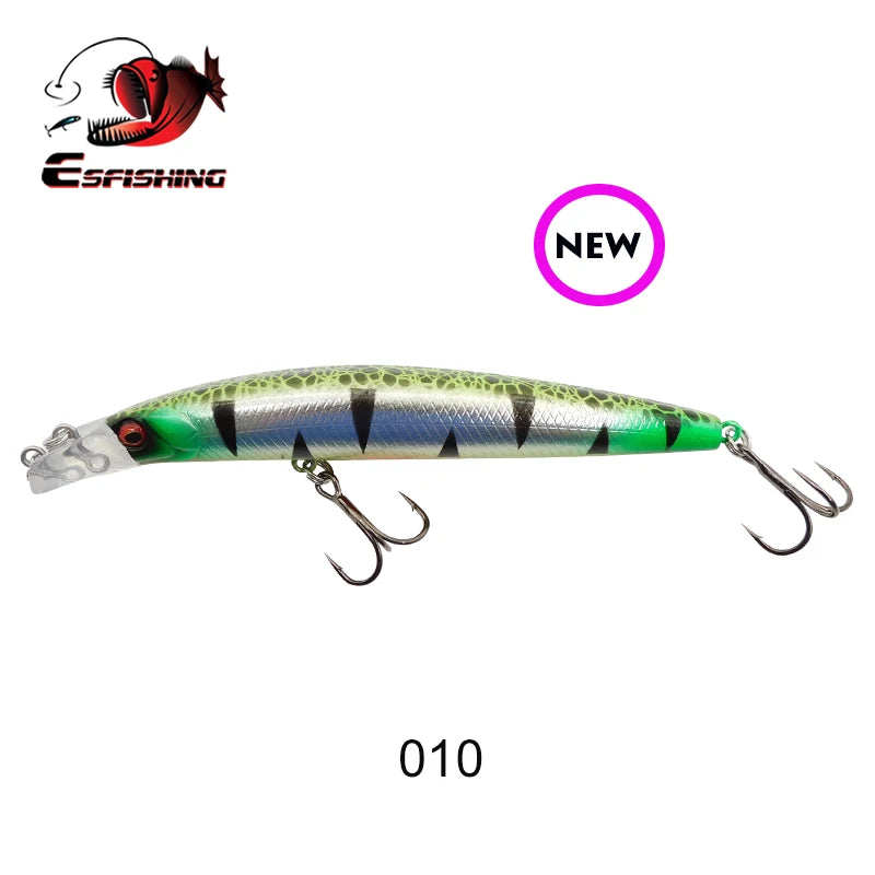KESFISHING Floating Hard Lure 10cm 9.5g Dive 0.1-0.5m Quality Professional Minnow Choose Different Depth Top Water Fish