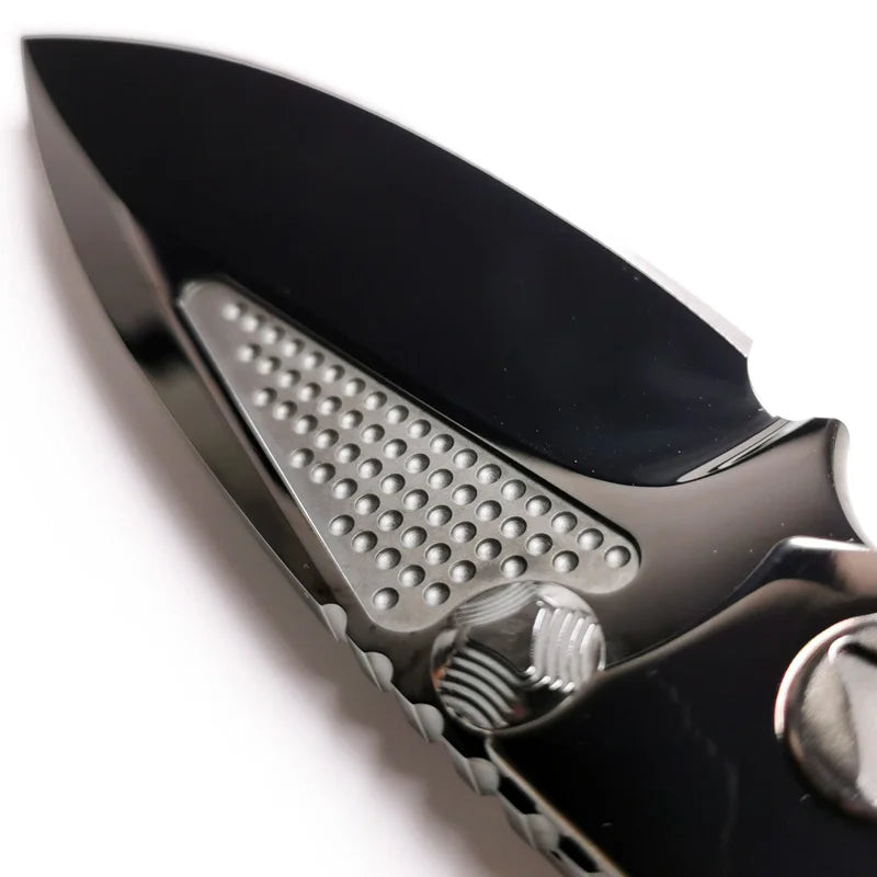 new folding knife Böhler M390 high quality steel outdoor camping pocket Titanium Mirror/DLC craft Collectibles Fruit knives