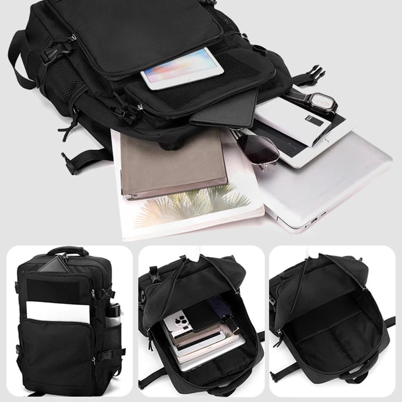 Fishing Tactical Backpack Outdoor Camping Climbing Hiking Rucksack Travel Molle Large Sport Bag School Student Knapsack