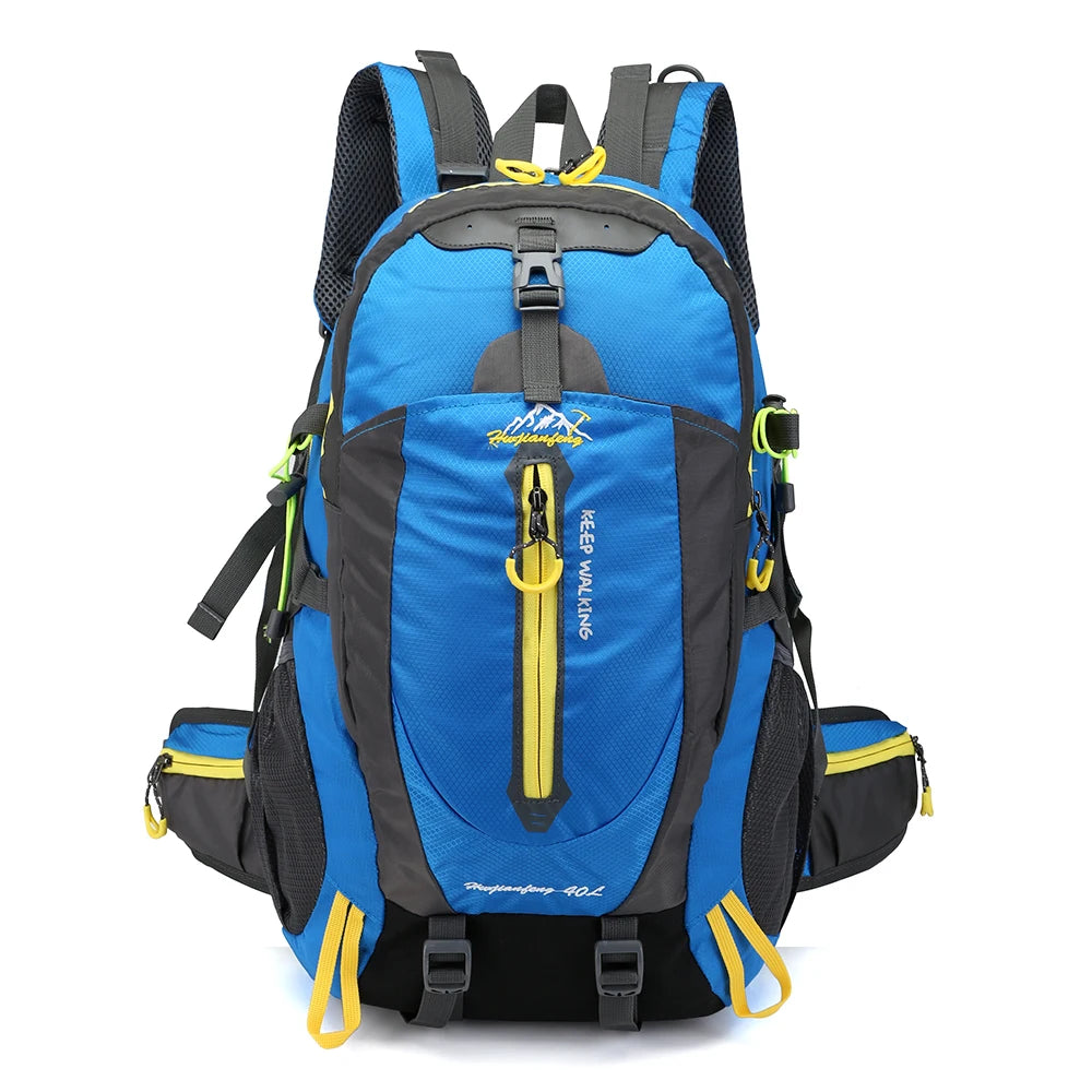 40L Water Resistant Travel Backpack Camping Hiking Laptop Daypack Trekking Climbing Back Bags For Men Women Hiking Supplies