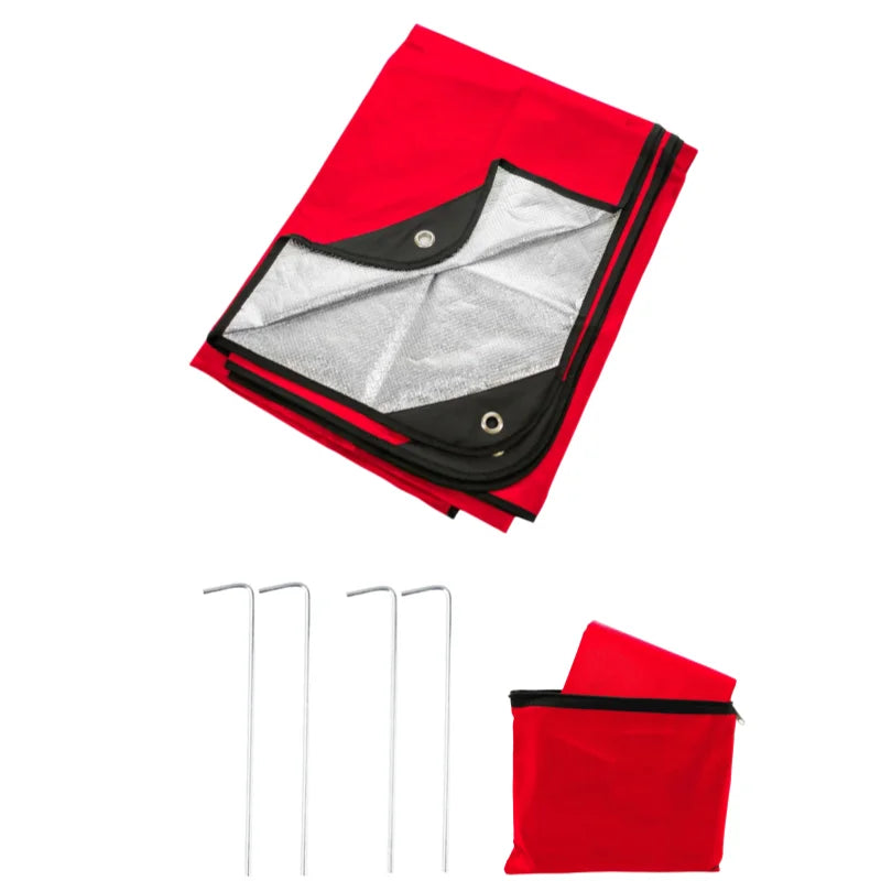 Heavy Duty Emergency Blanket Survival Gear Waterproof Insulated Blanket Emergency Tarp for Camping, Hiking, Bushcraft