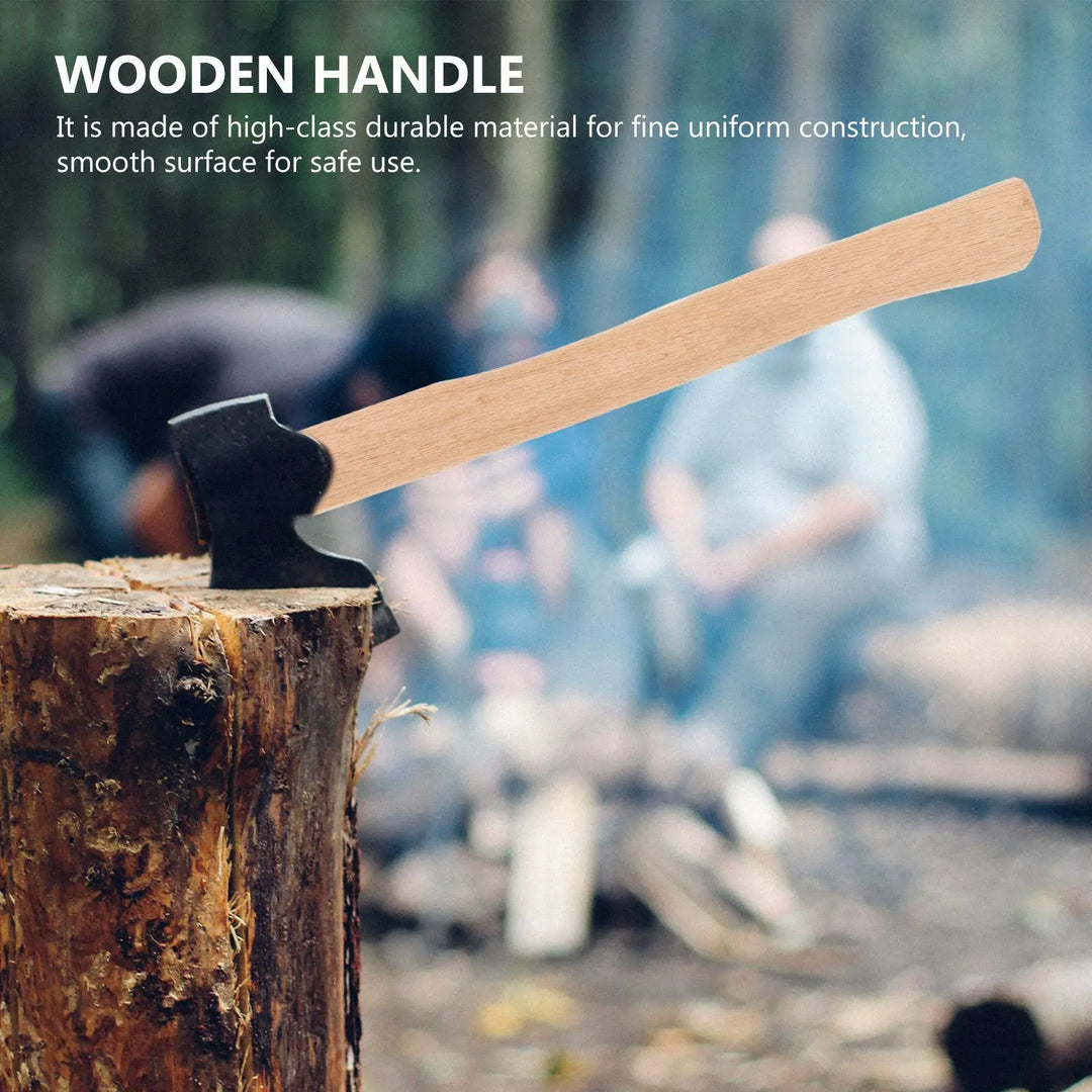Wooden Axe Handle Replacement Wooden Hickory Handle Long Curved Solid Durable Axe Handle For Hatchet Home Farm Garden Axe