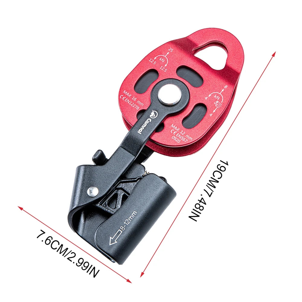climbing lifting pulley Lift Weight Pulley Device Rescue Survive Gear Rock Climb High Altitude Heavy Transport Effortless