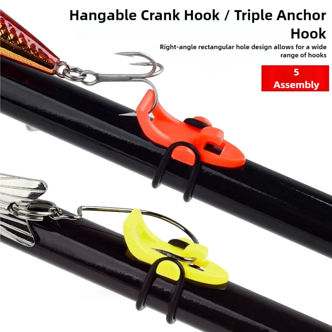 Fishing Hook Secure Keep for Fishing Rod Tool Portable Plastic Rubber Lure Accessories Bait Holder Fishing Accessories