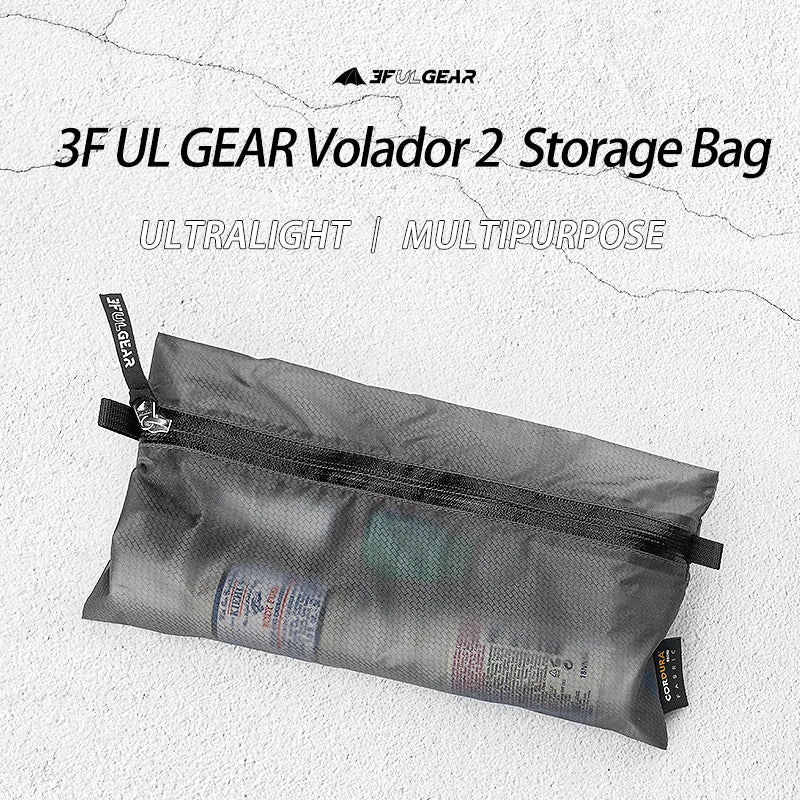 3F UL GEAR Wear-resistant Finishing Bag Ultralight Stuff Sack Multipurpose Sundries Bag A Toiletries Bag Storage Bag Splashproof