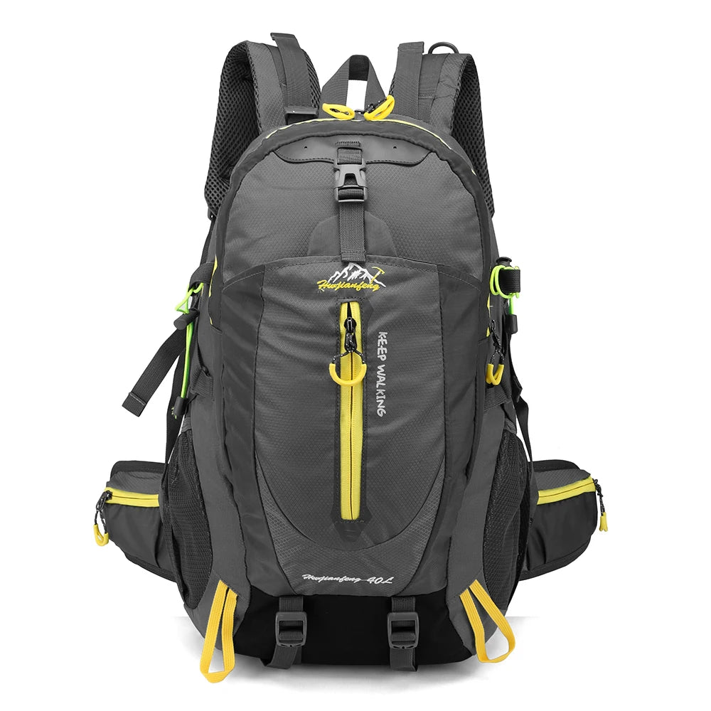 40L Water Resistant Travel Backpack Camping Hiking Laptop Daypack Trekking Climbing Back Bags For Men Women Hiking Supplies