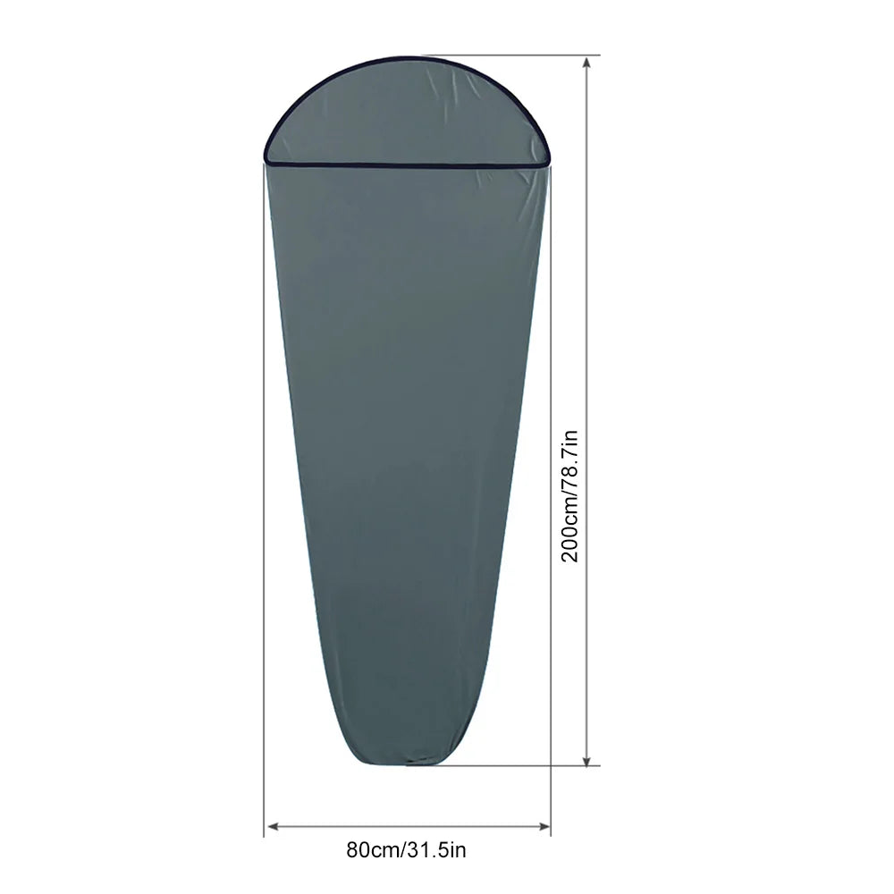 Outdoor Travel High Elasticity Sleeping Bag Liner Travel Sleeping Bag Liner Camping Sleep Sack For Planes Trains Portable Carry