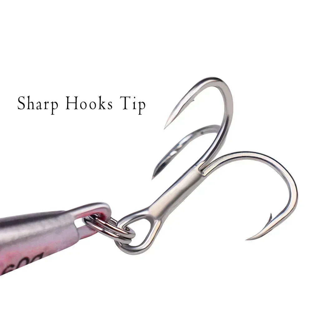 Fishing Lure 10g15g20g30g40g60g Trolling Artificial Hard Bait Bass Casting Jigging Fish Lure Sinking Spoon Tackle Metal Jig